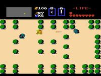 une photo d'Ã©cran de The Legend of Zelda sur Nintendo Nes